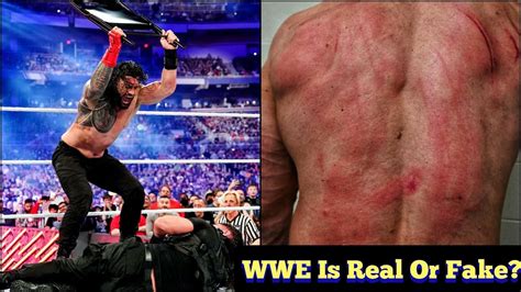 is wwe fake